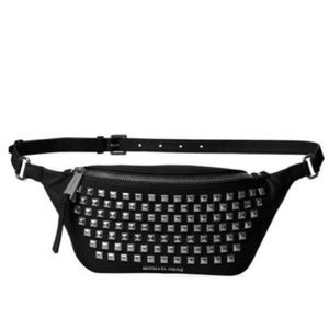 Michael Kors Leather Studded Belt Bag/Waist Pack